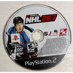 NHL 2K7 PlayStation 2 Video Game Disc By 2K Sports